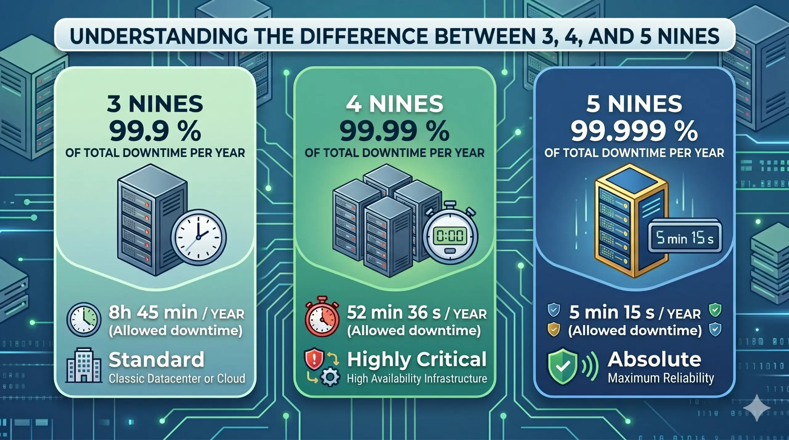 Understanding Availability: Comparing Nines for Business Excellence